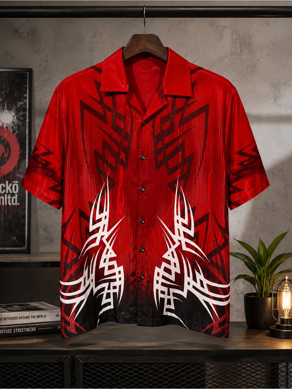 Ecko Unltd/C-Two Tribal Print Men’s Shirt